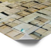 Gesimuleerd Olifant Mozaïek Poster (Hoek)