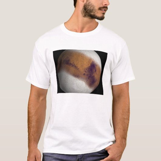 Gesimuleerd uitzicht van Mars T-shirt (Voorkant)