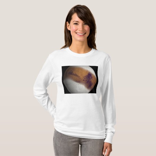Gesimuleerd uitzicht van Mars T-shirt (Voorkant volledig)