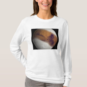 Gesimuleerd uitzicht van Mars T-shirt