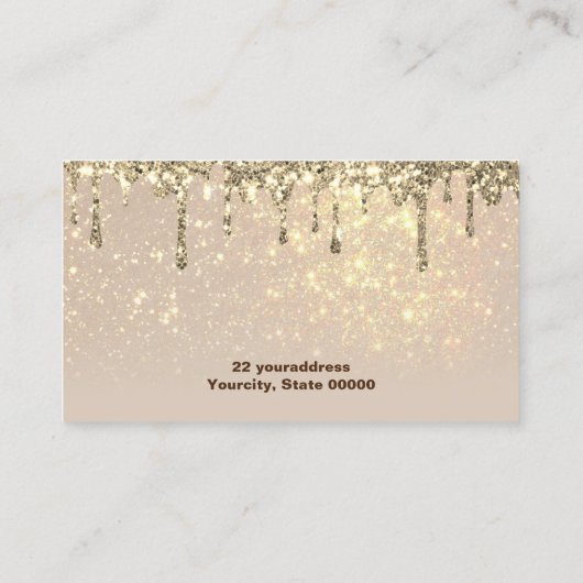 gesimuleerd visitekaartje (Achterkant)