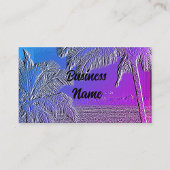 Gesimuleerd visitekaartje met ingegraven stralen