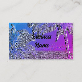 Gesimuleerd visitekaartje met ingegraven stralen