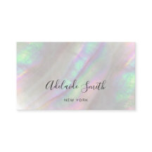 gesimuleerd visitekaartje van de iriserende schelp