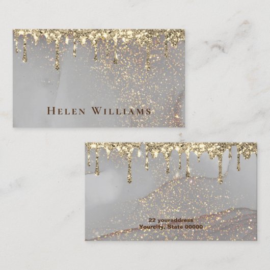 gesimuleerd visitekaartje voor vonkontwerp (Voorkant / Achterkant)