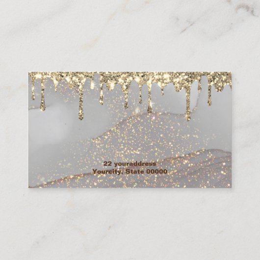 gesimuleerd visitekaartje voor vonkontwerp (Achterkant)