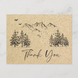 Gesimuleerde bosgebergte van Kraft Briefkaart