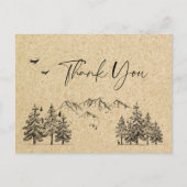 Gesimuleerde bosgebergte van Kraft Briefkaart (Voorkant)