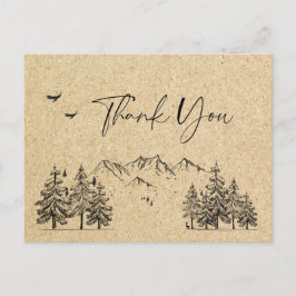 Gesimuleerde bosgebergte van Kraft Briefkaart