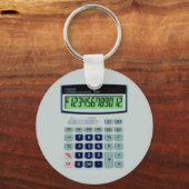 Gesimuleerde calculator sleutelhanger (Voorkant)