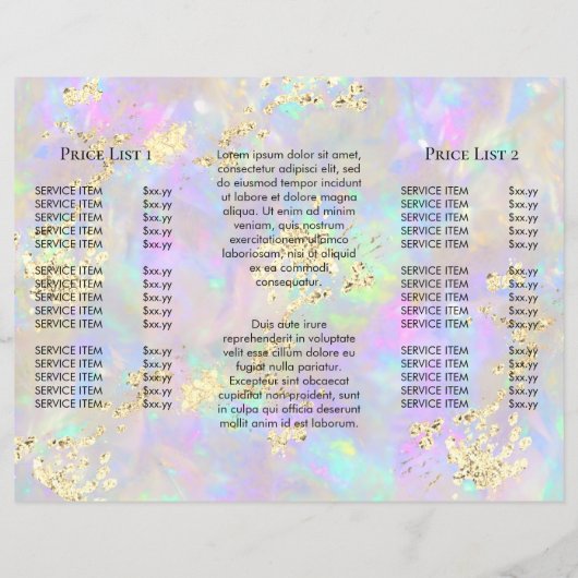 gesimuleerde chunky glitter op opal brochure (Achterkant)