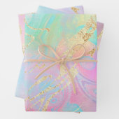 gesimuleerde folie details abstract elegant inpakpapier vel (In situ)