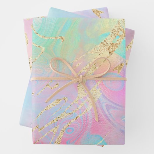 gesimuleerde folie details abstract elegant inpakpapier vel (In situ)