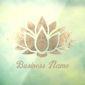 gesimuleerde folie lotusbloem raamsticker (Vel 3)