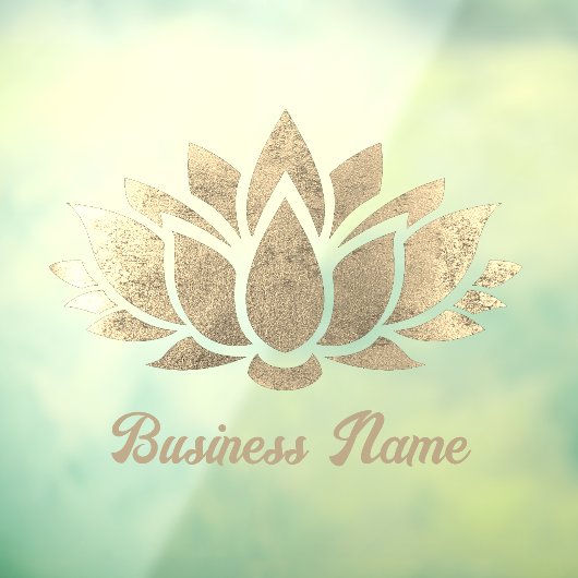 gesimuleerde folie lotusbloem raamsticker (Vel 3)