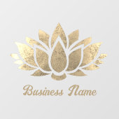 gesimuleerde folie lotusbloem raamsticker (Vel)