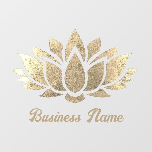 gesimuleerde folie lotusbloem raamsticker (Vel)