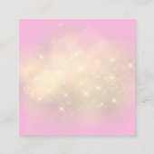 gesimuleerde glitter vlinder dank u informatiekaartje (Achterkant)