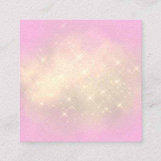 gesimuleerde glitter vlinder dank u informatiekaartje (Achterkant)