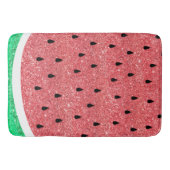Gesimuleerde glitter watermeloen plak badmat (Voorkant)