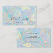 gesimuleerde glitterdetails op de optische textuur visitekaartje (Voorkant / Achterkant)