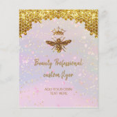 gesimuleerde glitterkoningin flyer (Voorkant)