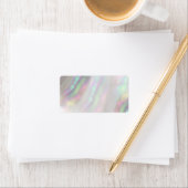 gesimuleerde iriserende schaal etiket (Insitu)