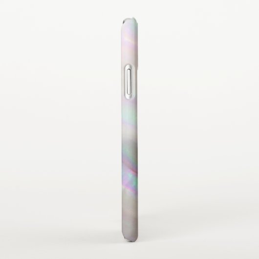 gesimuleerde iriserende schaal iPhone hoesje (Rechterkant)