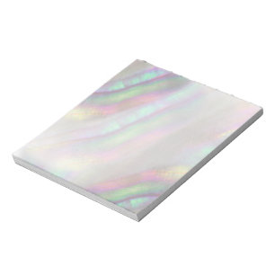 gesimuleerde iriserende schaal notitieblok