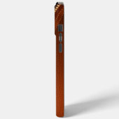 Gesimuleerde lederen hartzipper Case-Mate iPhone case (Achterkant / Links)