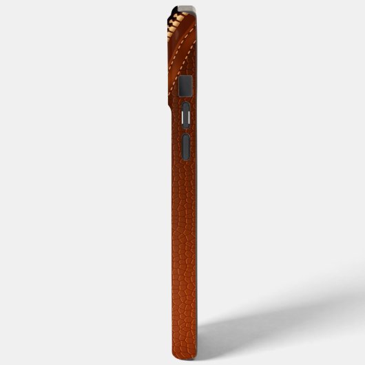 Gesimuleerde lederen hartzipper Case-Mate iPhone case (Achterkant / Links)