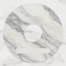 Gesimuleerde Mable Print Wijn Glas Labels