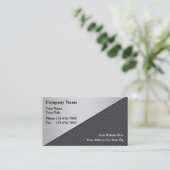 Gesimuleerde metalen Visitekaartjes (Staand voorkant)