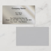 Gesimuleerde metalen Visitekaartjes (Voorkant / Achterkant)