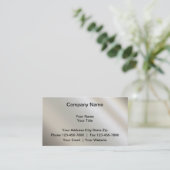 Gesimuleerde metalen Visitekaartjes (Staand voorkant)