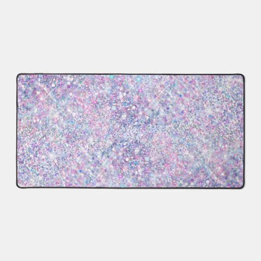Gesimuleerde paarse chunky glitter bureaumat (Voorkant)
