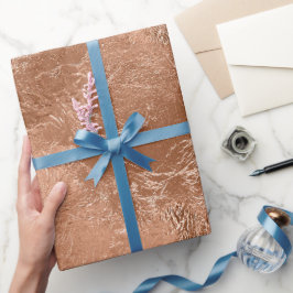 Gesimuleerde Roos Gold Foil textuur Elegant Celebr Cadeaupapier