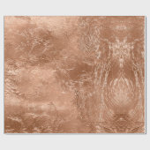 Gesimuleerde Roos Gold Foil textuur Elegant Celebr Cadeaupapier (Vlak)