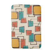 Geskewed Squares Mideeuw Patroon Badmat (Voorkant Verticaal)