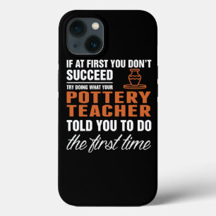 Geslaagd aardewerk leraar eerste keer citaat Case-Mate iPhone case