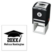 Geslaagd afstudeerdopje Vet Naam Jaar #1 Zelfinktende Stempel (In situ)