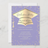 Geslaagd Cap, Diamonds Paarse Afstuderen Kaart (Voorkant)