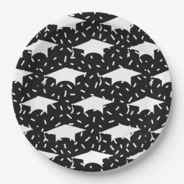 Geslaagd deksel servetten papieren bordje