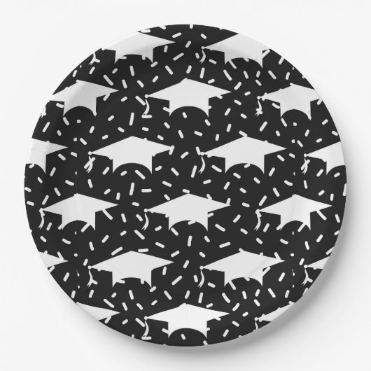 Geslaagd deksel servetten papieren bordje (Voorkant)