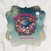 Geslaagd feest Bloemenfeest Bedankjes Labels (Achterkant)