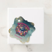 Geslaagd feest Bloemenfeest Bedankjes Labels (In situ)