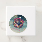 Geslaagd feest Bloemenfeest Bedankjes Labels (In situ)