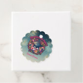 Geslaagd feest Bloemenfeest Bedankjes Labels (In situ)