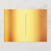 Geslaagd feest gouden uitnodiging (Achterkant)