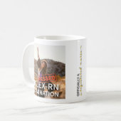 Geslaagd NCLEX RN examen Gepersonaliseerde foto ve Koffiemok (Voorkant links)